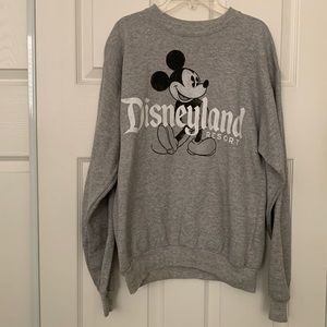 Gray Disneyland Crewneck Sweatshirt